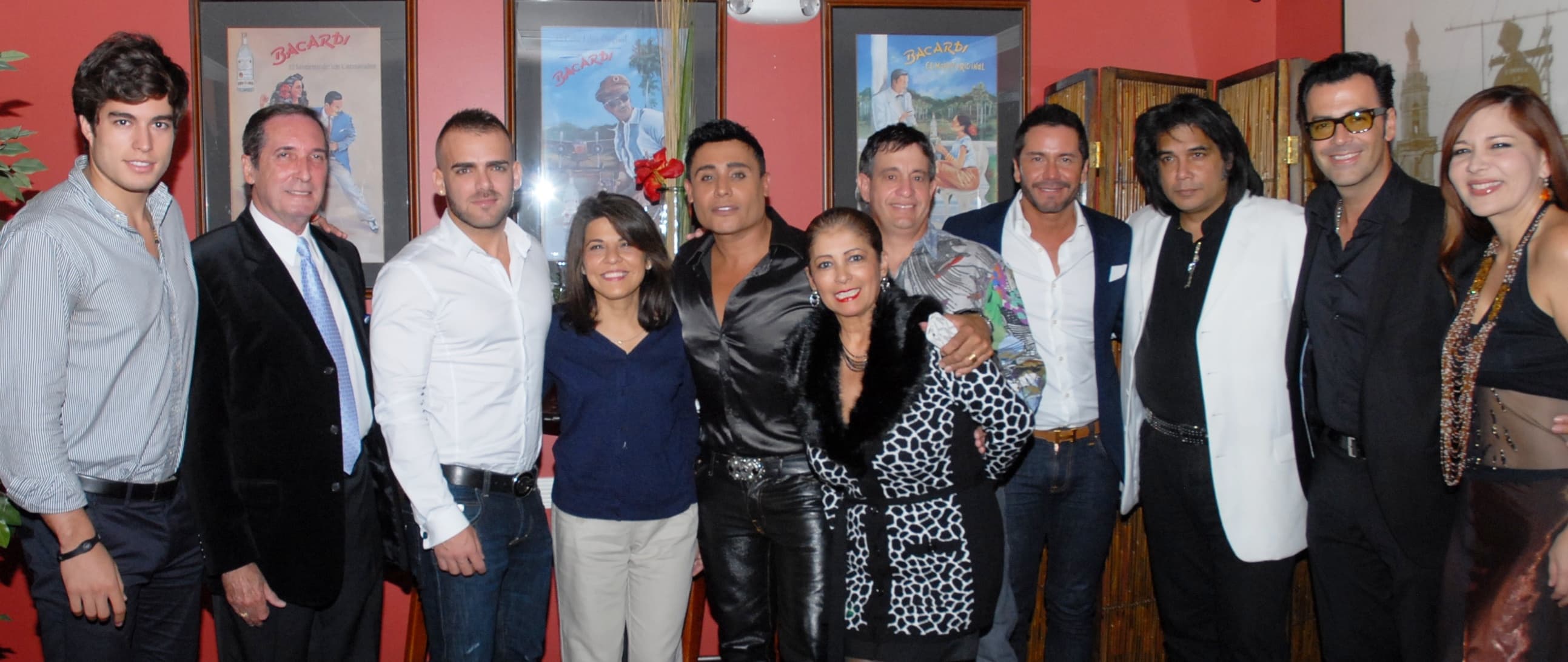 The judges' panel at the Nuestra Belleza Hispana pageant, 2012